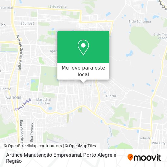 Artífice Manutenção Empresarial mapa