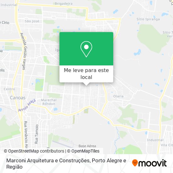 Marconi Arquitetura e Construções mapa