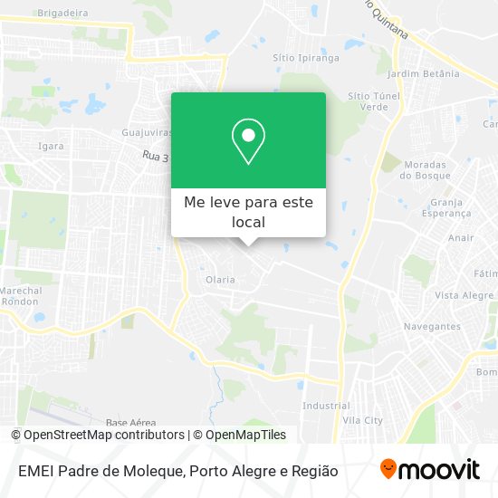 EMEI Padre de Moleque mapa