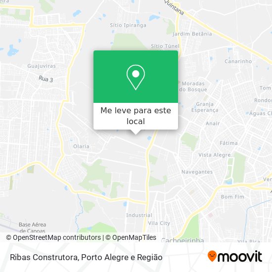 Ribas Construtora mapa