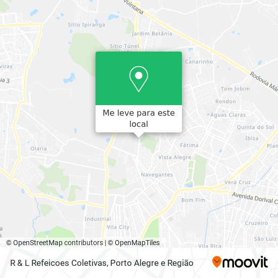 R & L Refeicoes Coletivas mapa