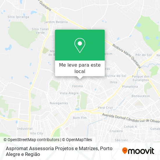 Aspromat Assessoria Projetos e Matrizes mapa