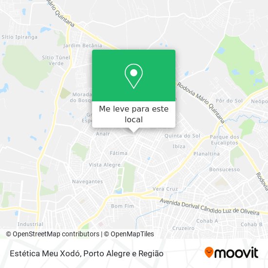 Estética Meu Xodó mapa