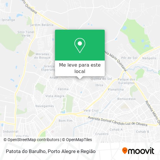 Patota do Barulho mapa