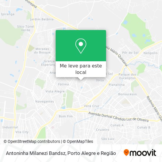 Antoninha Milanezi Bandsz mapa