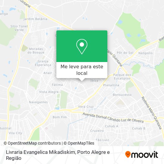 Livraria Evangelica Mikadiskim mapa