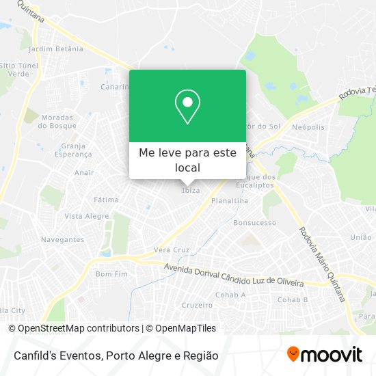 Canfild's Eventos mapa