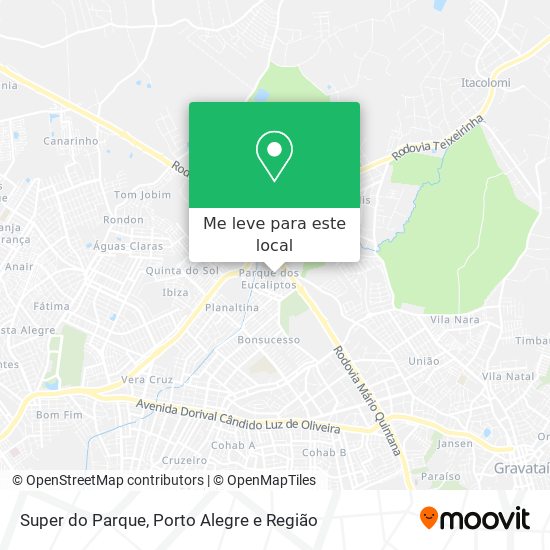 Super do Parque mapa