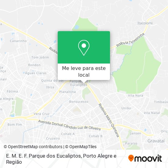 E. M. E. F. Parque dos Eucaliptos mapa