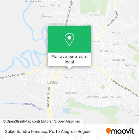 Salão Sandra Fonseca mapa