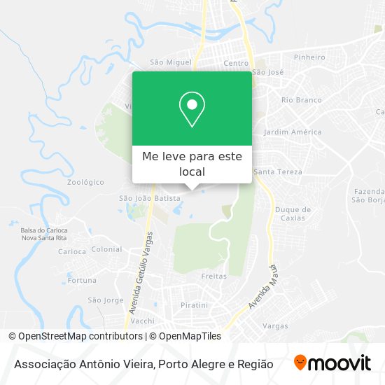 Associação Antônio Vieira mapa