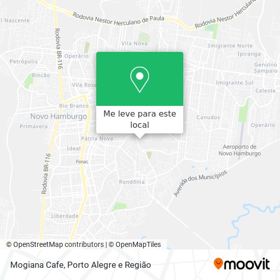 Mogiana Cafe mapa