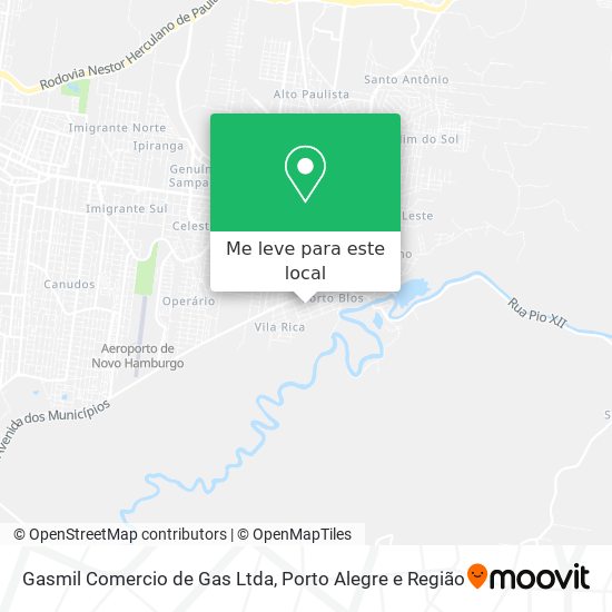 Gasmil Comercio de Gas Ltda mapa