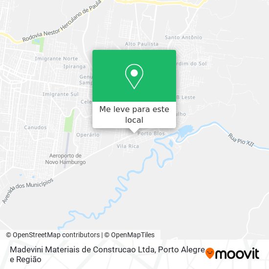 Madevini Materiais de Construcao Ltda mapa