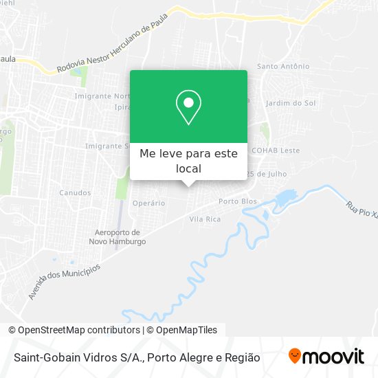 Saint-Gobain Vidros S/A. mapa