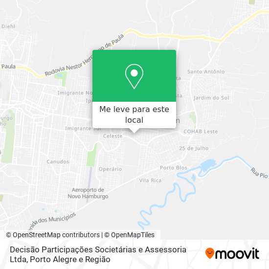 Decisão Participações Societárias e Assessoria Ltda mapa