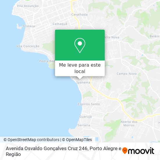 Avenida Osvaldo Gonçalves Cruz 246 mapa