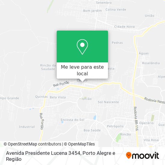 Avenida Presidente Lucena 3454 mapa