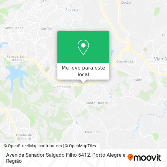 Avenida Senador Salgado Filho 5412 mapa