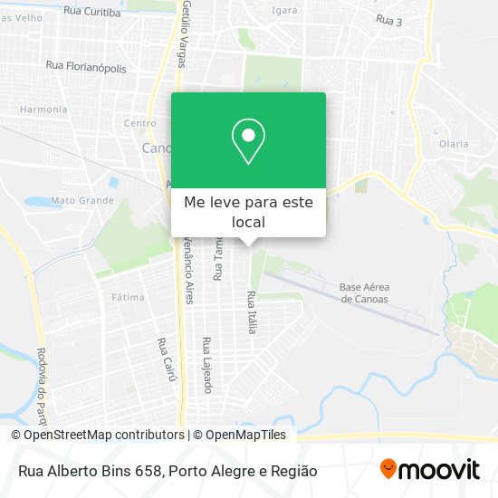 Rua Alberto Bins 658 mapa