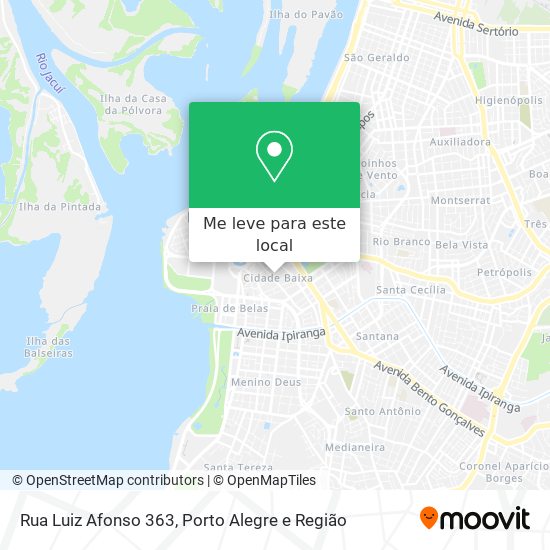 Rua Luiz Afonso 363 mapa