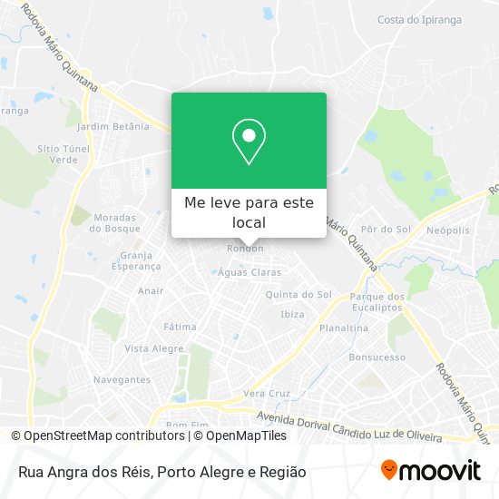 Rua Angra dos Réis mapa