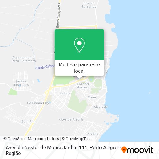 Avenida Nestor de Moura Jardim 111 mapa