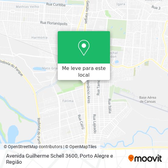 Avenida Guilherme Schell 3600 mapa