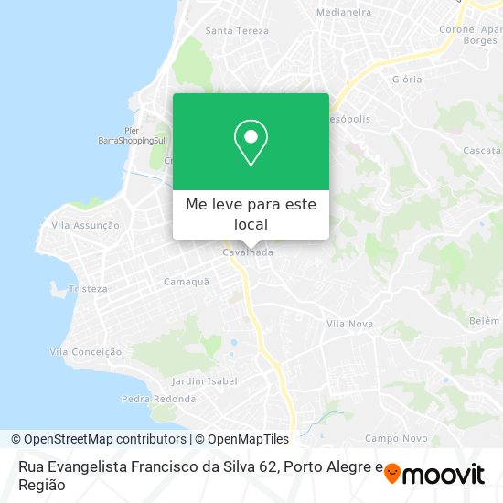 Rua Evangelista Francisco da Silva 62 mapa