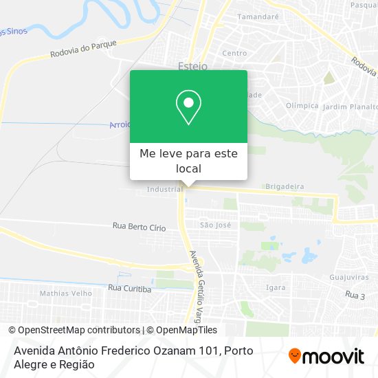 Avenida Antônio Frederico Ozanam 101 mapa
