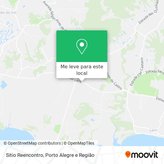 Sítio Reencontro mapa