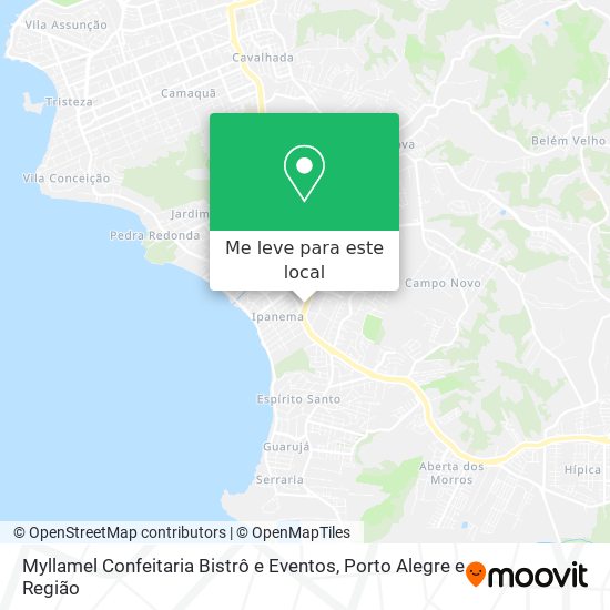 Myllamel Confeitaria Bistrô e Eventos mapa