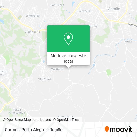 Carrana mapa