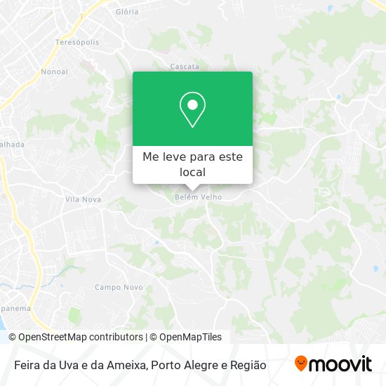 Feira da Uva e da Ameixa mapa