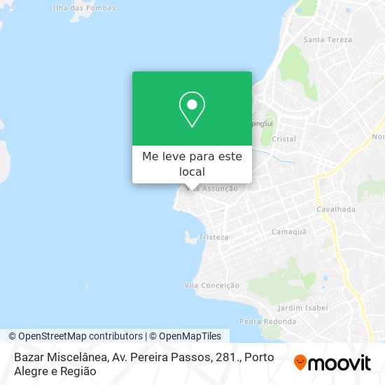 Bazar Miscelânea, Av. Pereira Passos, 281. mapa