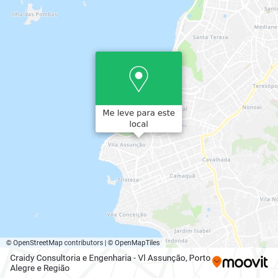 Craidy Consultoria e Engenharia - Vl Assunção mapa