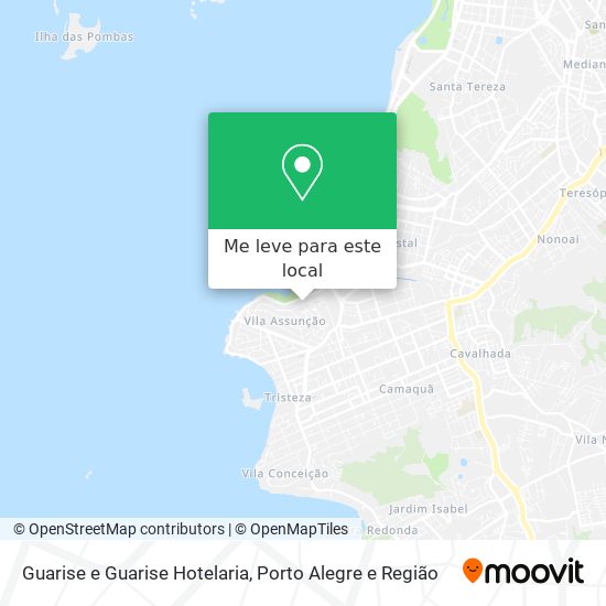 Guarise e Guarise Hotelaria mapa