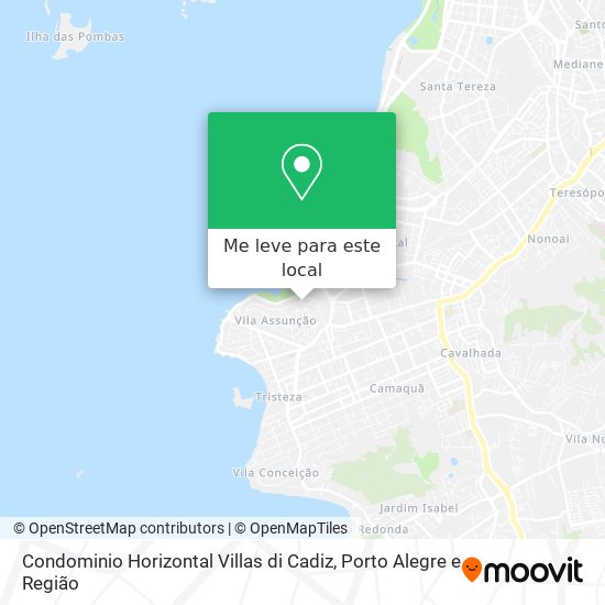 Condominio Horizontal Villas di Cadiz mapa