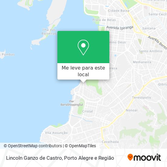 Lincoln Ganzo de Castro mapa