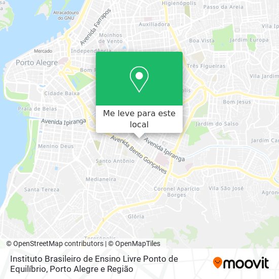 Instituto Brasileiro de Ensino Livre Ponto de Equilíbrio mapa