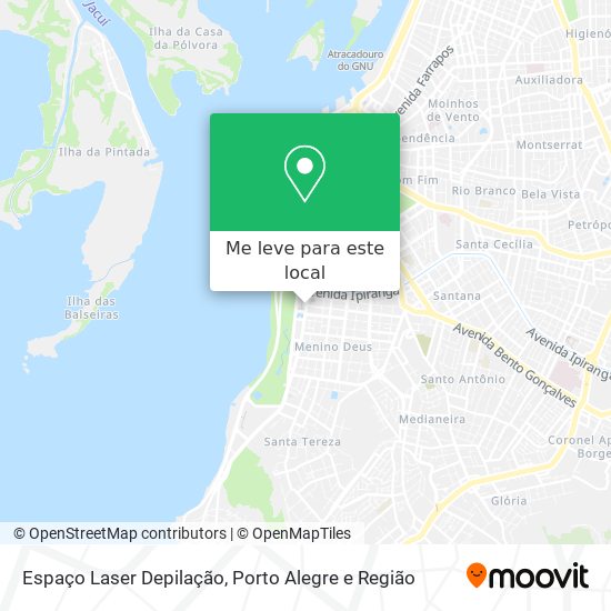 Espaço Laser Depilação mapa