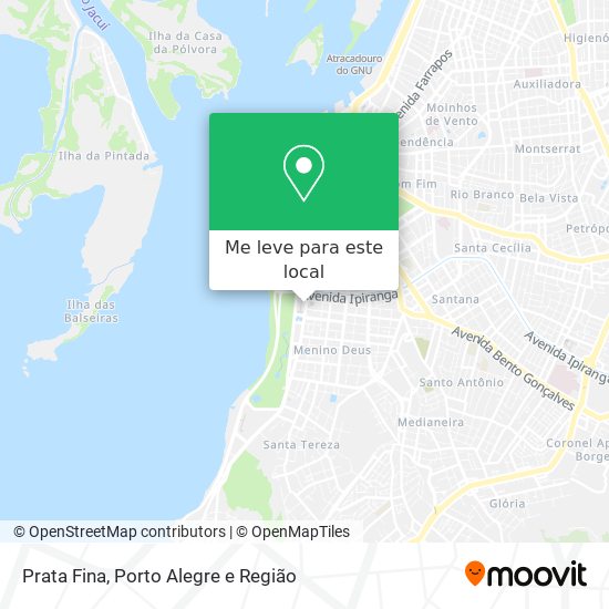 Prata Fina mapa