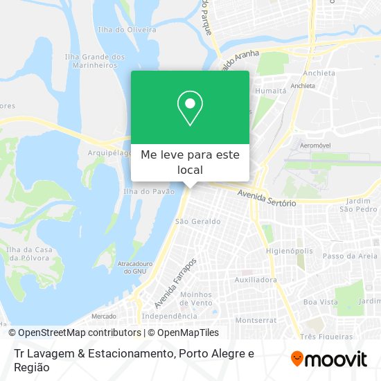 Tr Lavagem & Estacionamento mapa