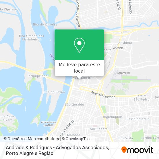 Andrade & Rodrigues - Advogados Associados mapa