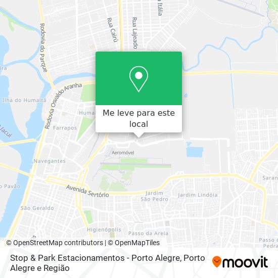 Stop & Park Estacionamentos - Porto Alegre mapa