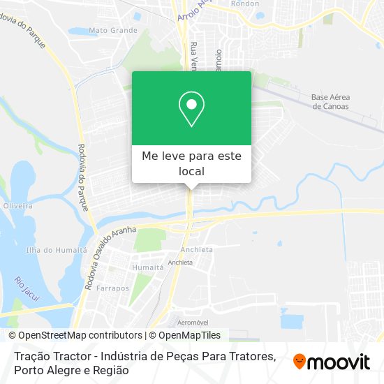 Tração Tractor - Indústria de Peças Para Tratores mapa