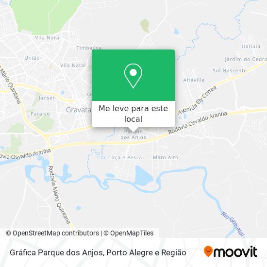 Gráfica Parque dos Anjos mapa