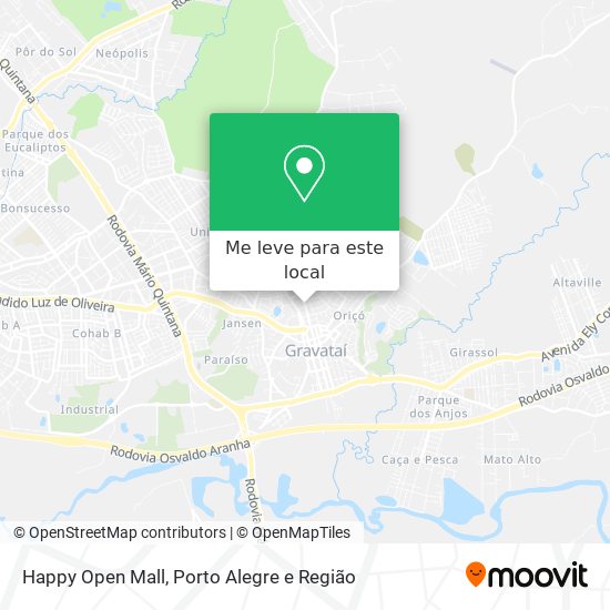 Happy Open Mall mapa