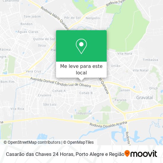 Casarão das Chaves 24 Horas mapa