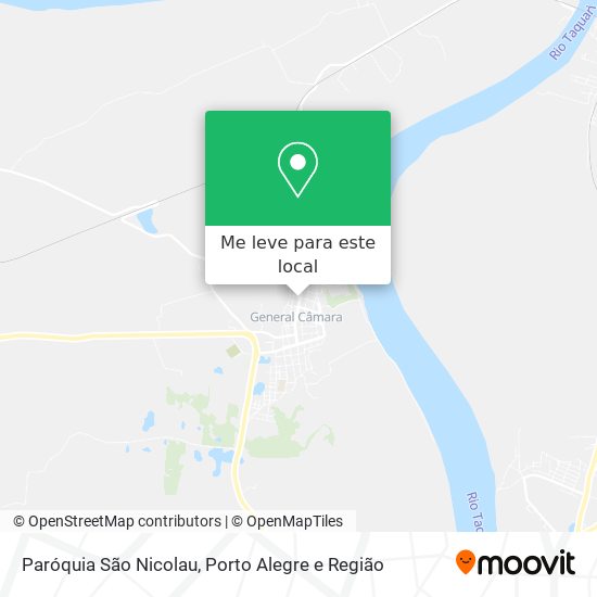 Paróquia São Nicolau mapa